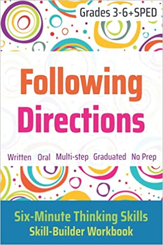 Following Directions (Grades 3-6 + SPED): Six-Minute Thinking Skills - Epub + Converted Pdf